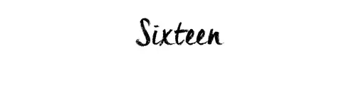 Sixteen