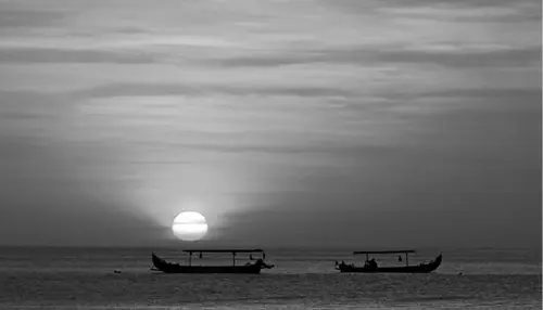 Image of sunset over the ocean