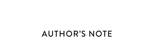 Author’s Note