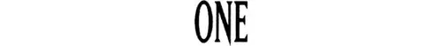 One