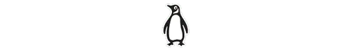 Penguin walking logo