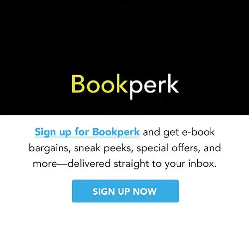Bookperk sign-up advertisement
