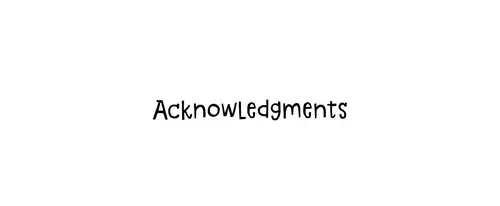 Acknowledgments