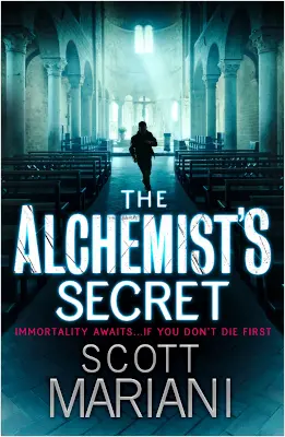 Advertisement image: The Alchemist’s Secret by Scott Mariani