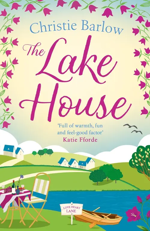 The book cover of The Lake House by Christie Barlow.