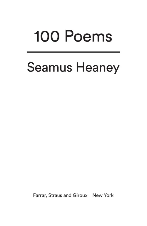 100 Poems by Seamus Heaney