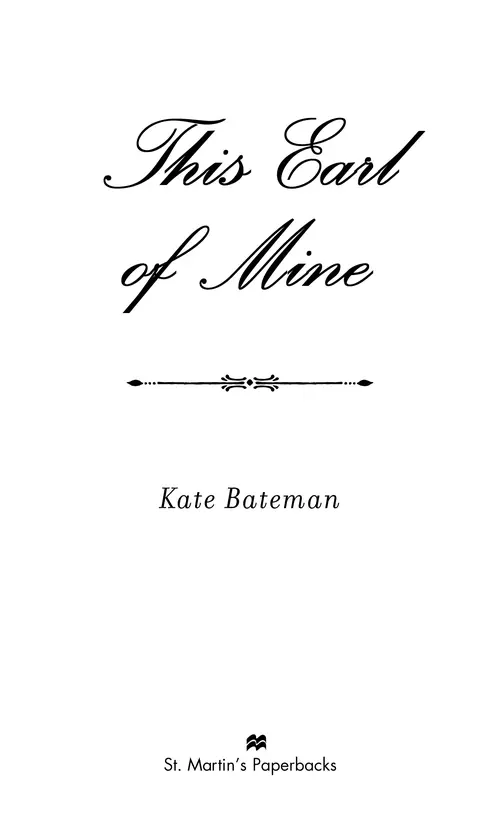 This Earl of Mine by Kate Bateman