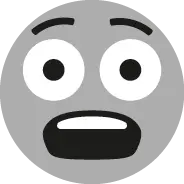 shocked face emoji