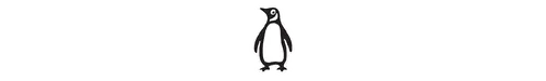 Penguin walking logo