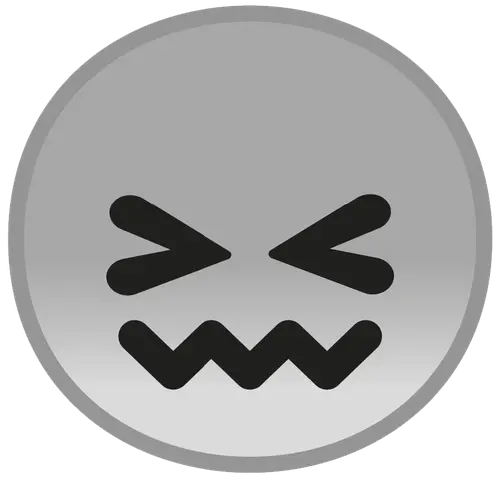 confounded face emoji