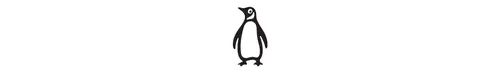 Penguin walking logo
