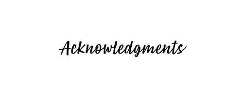 Acknowledgments