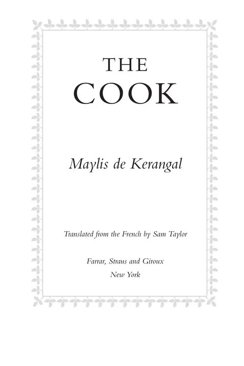The Cook by Maylis de Kerangal