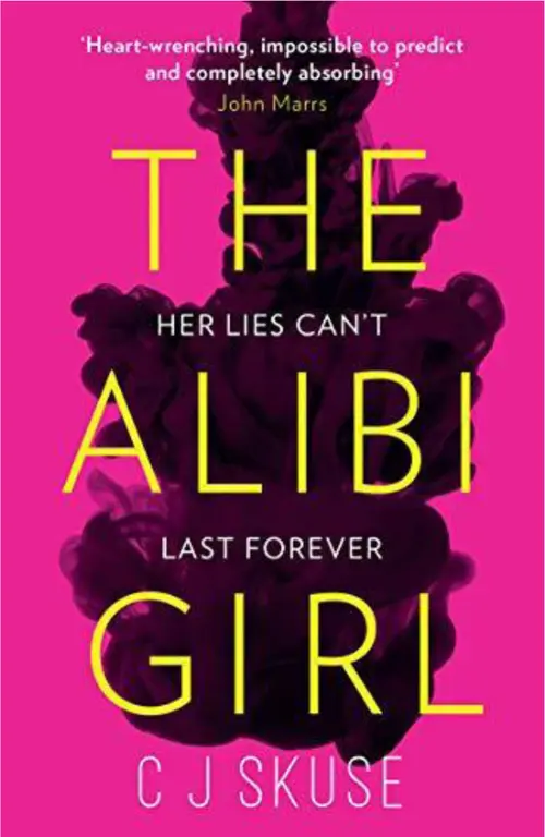Advertisement image: The Alibi Girl by C J Skuse