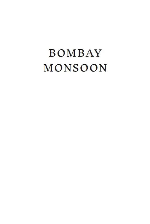 Half Title of Bombay Monsoon