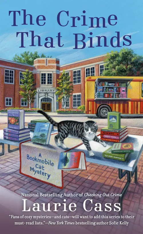 Cover for The Crime That Binds, Author, Laurie Cass