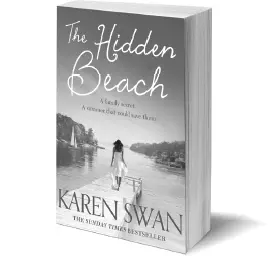 Advertisement image: The Hidden Beach by Karen Swan