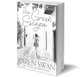 Advertisement image: The Greek Escape by Karen Swan