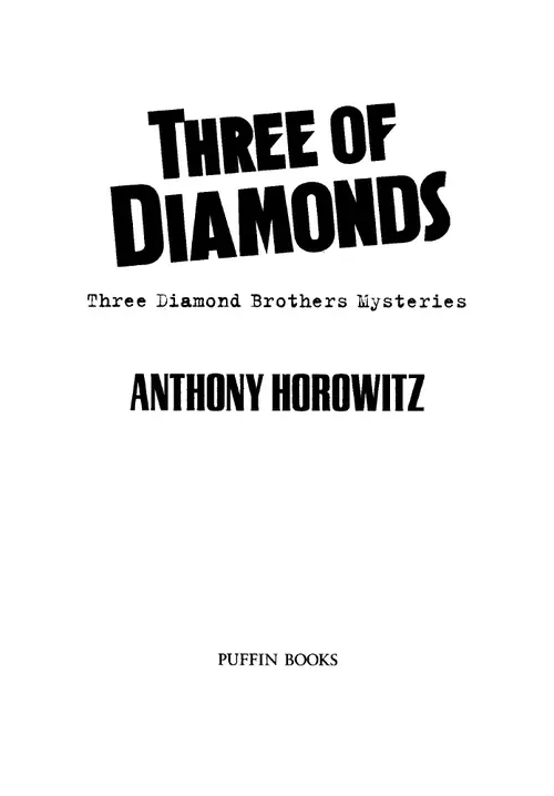 Cover image for Three of Diamonds: Three Diamond Brothers Mysteries