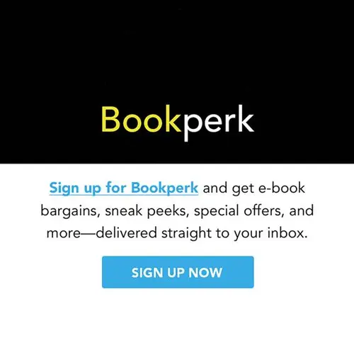 Bookperk sign-up advertisement