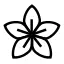 Vellum flower icon