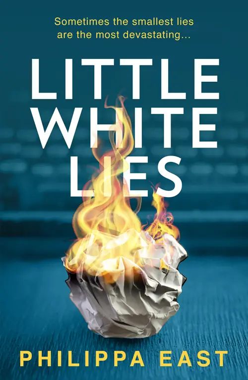 Advertisement image: Little White Lies by Philippa East