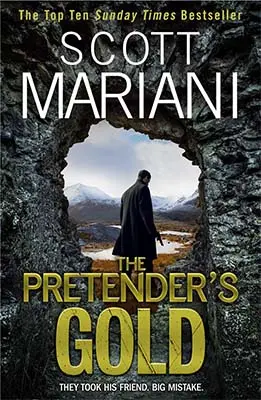 Advertisement image: The Pretender’ Gold by Scott Mariani