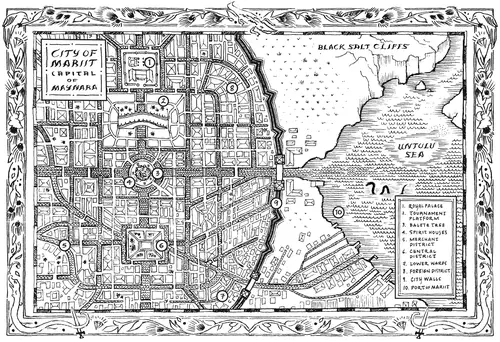 City of Mariit: Capital of Maynara Map