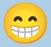 beaming face with smiling eyes