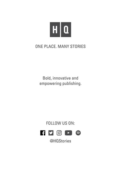 HQ advert: One Place. Many Stories. Bold, innovative and empowering publishing.