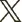X logo