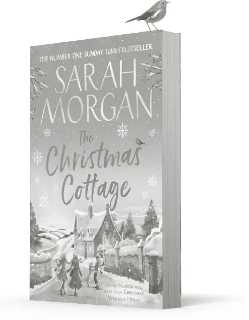 advertisement image: The Christmas Cottage by Sarah Morgan