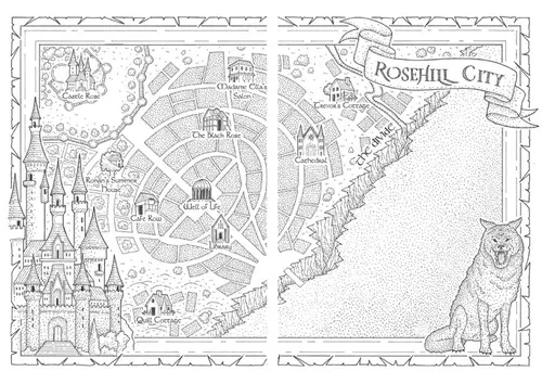 Map of Rosehill City