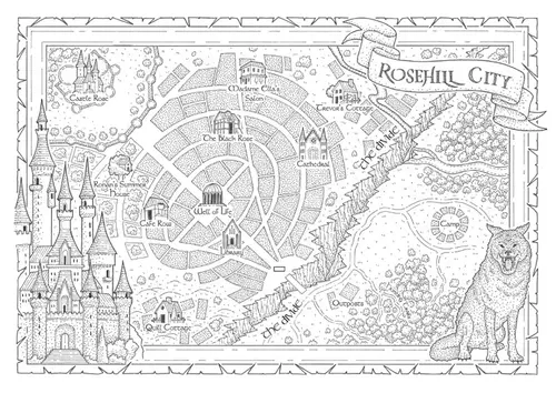 Map of Rosehill City