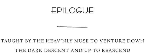 Epilogue I sung of Chaos and Eternal Night