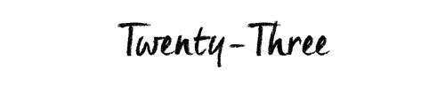 Twenty-Three