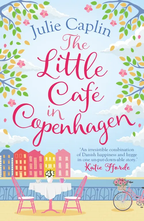The book cover of The Little Cafe in Copenhagen by Julie Caplin.
