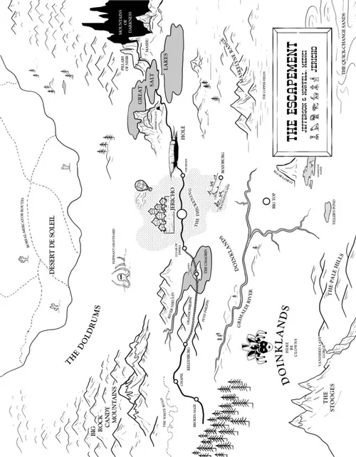 Map of the Escapement