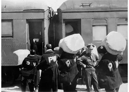 German prisoners of war at Camp Florence, Arizona, circa 1944–1946