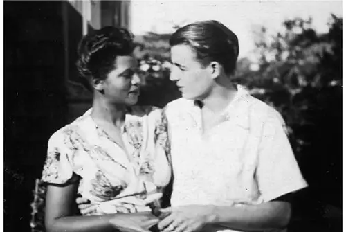 Elinor and Frederick together again, Milton, summer 1947