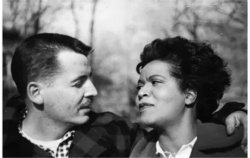 Frederick and Elinor in Village Creek, South Norwalk, Connecticut, circa 1960s