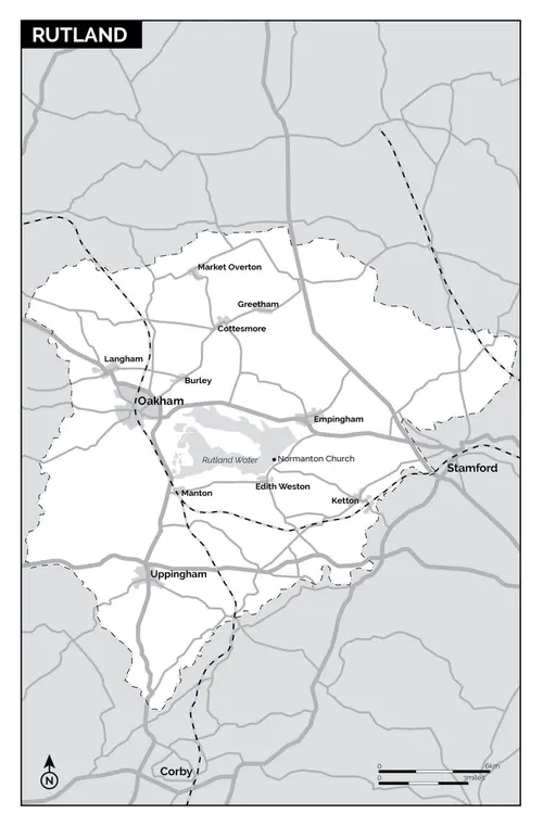 Map of Rutland
