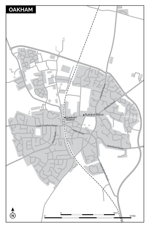 Map of Oakham