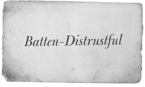 Batten–Distrustful