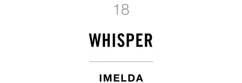 18 Whisper Imelda