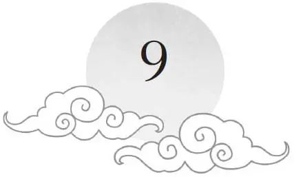 Chapter 9 and sun motif