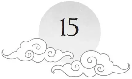 Chapter 15 and sun motif