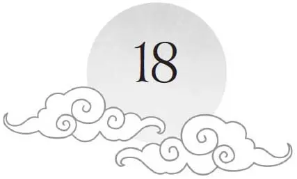 Chapter 18 and sun motif