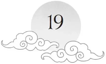 Chapter 19 and sun motif