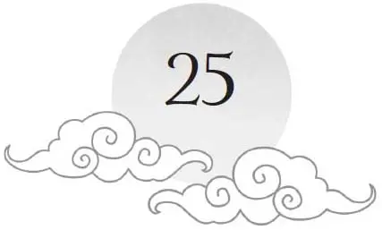Chapter 25 and sun motif